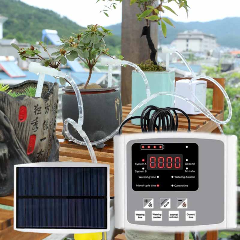Smart Garden Valve - 자동 태양광 점적 관개 장치 이중