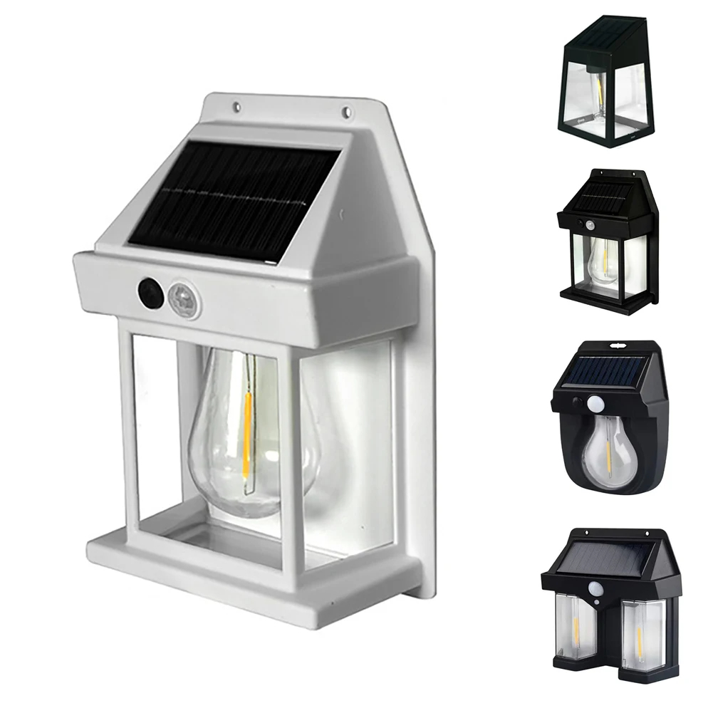 Smart Garden Lanterns - 모션 센서 태양열 텅스텐 야간 램프,