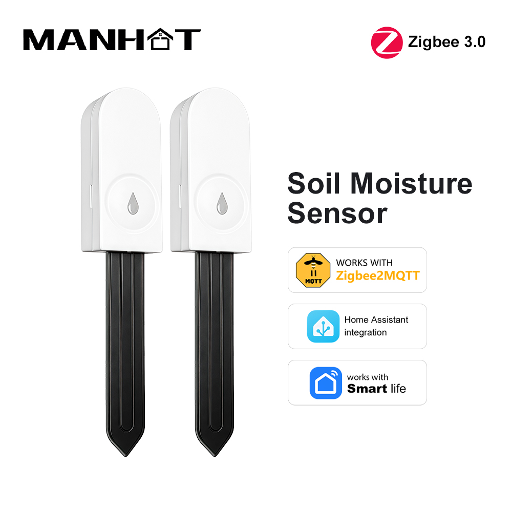 Smart Garden Indoor - Zigbee 3.0 토양 수분 센서 온도