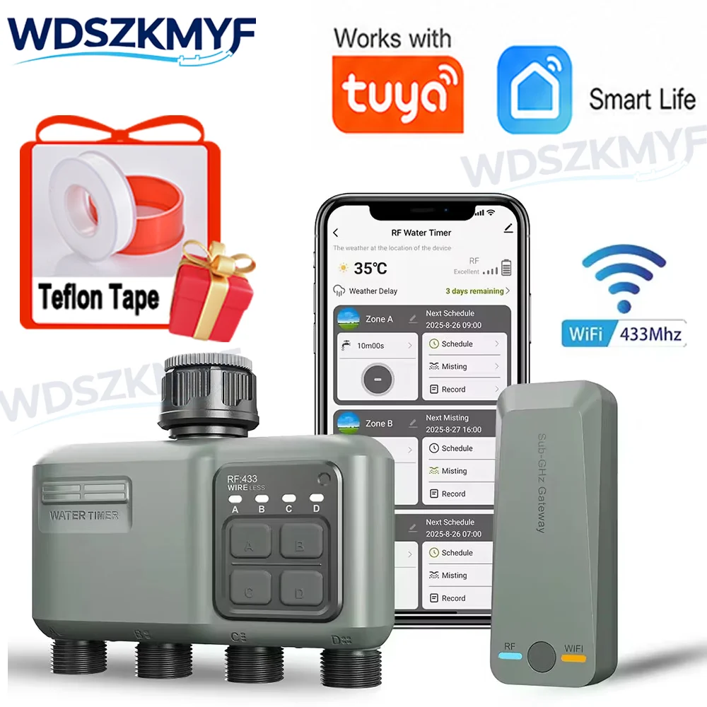 Smart Garden Valve - WiFi RF433 스마트 정원 스프링클러 물