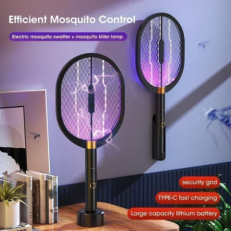 Smart Garden Indoor - 충전식 3000V 전기 모기채, UV 라이트