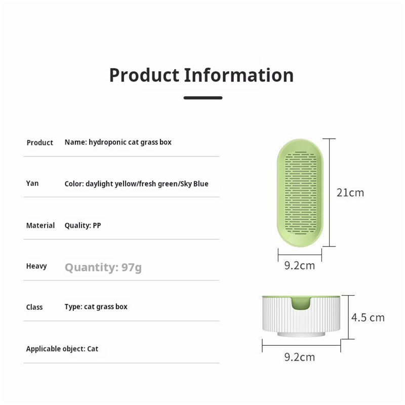 쉽게 성장시키는 수경 재배 고양이 잔디 상자형 재배기  - Hydroponic Grow Pod 리뷰 및 가격