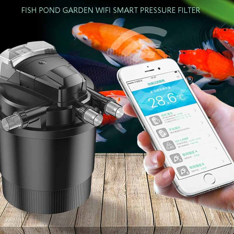 WiFi 스마트 자동 연못 필터 – 물고기 연못, 정원 - Smart Garden Water Features 리뷰 및 가격