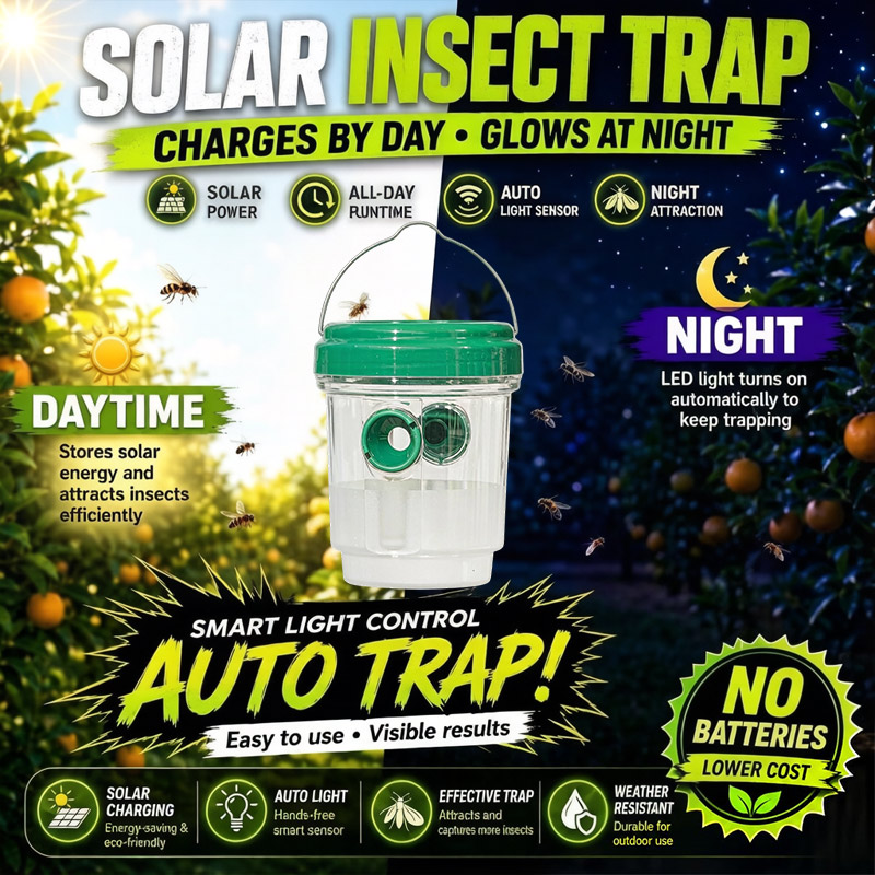 태양광 과일 파리 트랩 정원 과수원 소형 날벌레 트랩  - Smart Garden Lamp 리뷰 및 가격