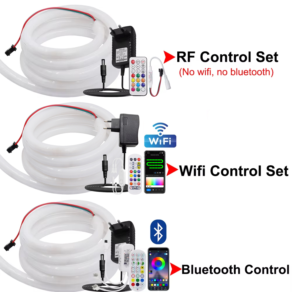 WS2811 드림 컬러 라운드 네온 LED 스트립 빛  - Smart Garden Led Lights 리뷰 및 가격