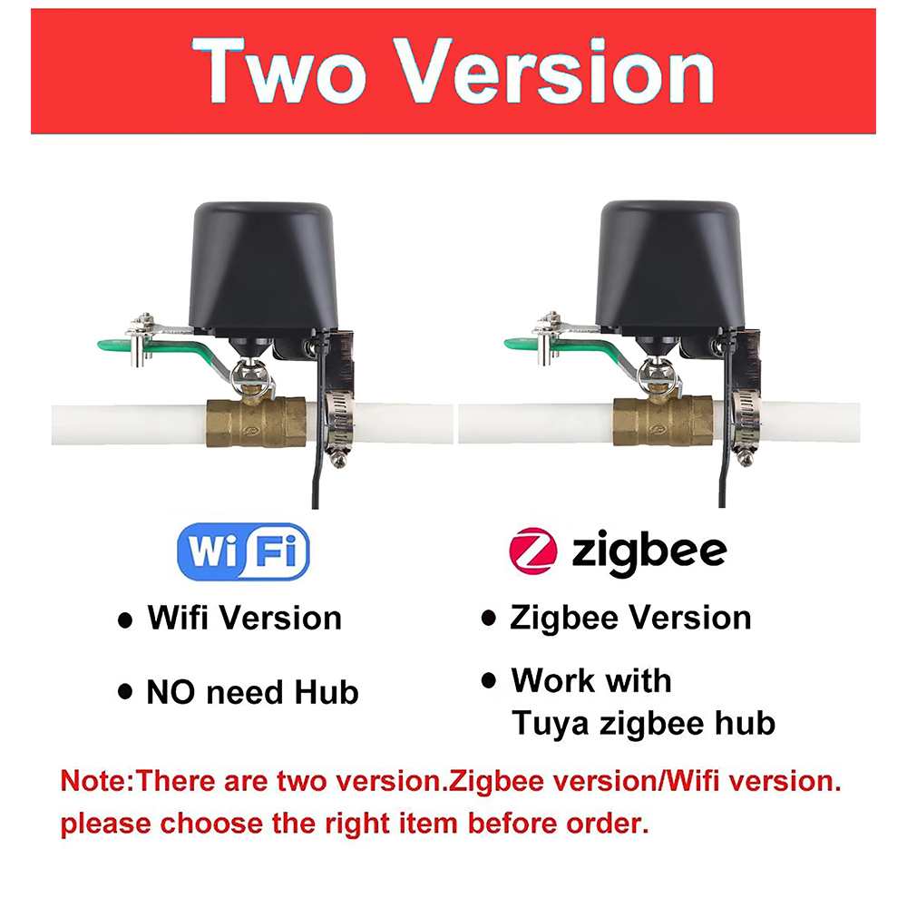 Tuya Zigbee 또는 Wifi 워터 밸브 가스 차 - Smart Garden Valve 리뷰 및 가격