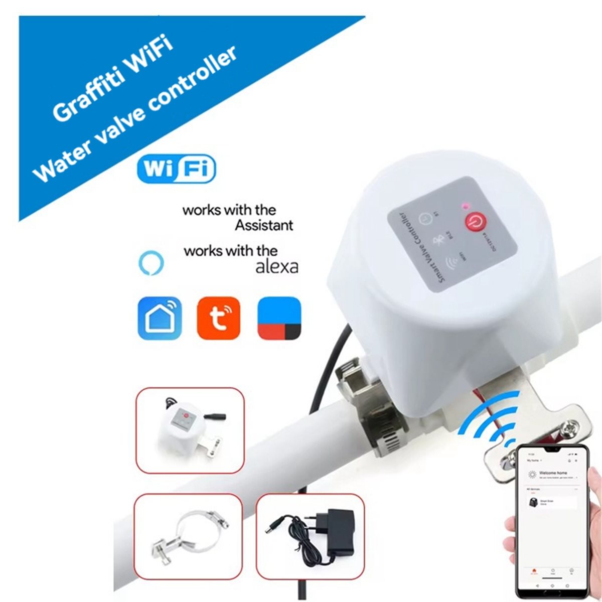 SWXF 투야 와이파이 스마트 밸브 컨트롤러 (타이머  - Smart Garden Valve 리뷰 및 가격