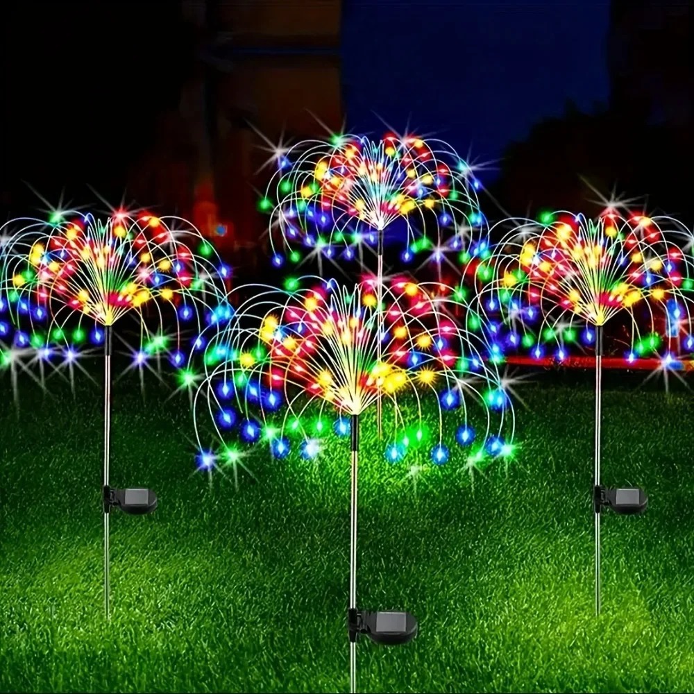 태양광 LED 불꽃놀이 장식등 야외 정원 장식 8가지  - Smart Garden Lamp 리뷰 및 가격