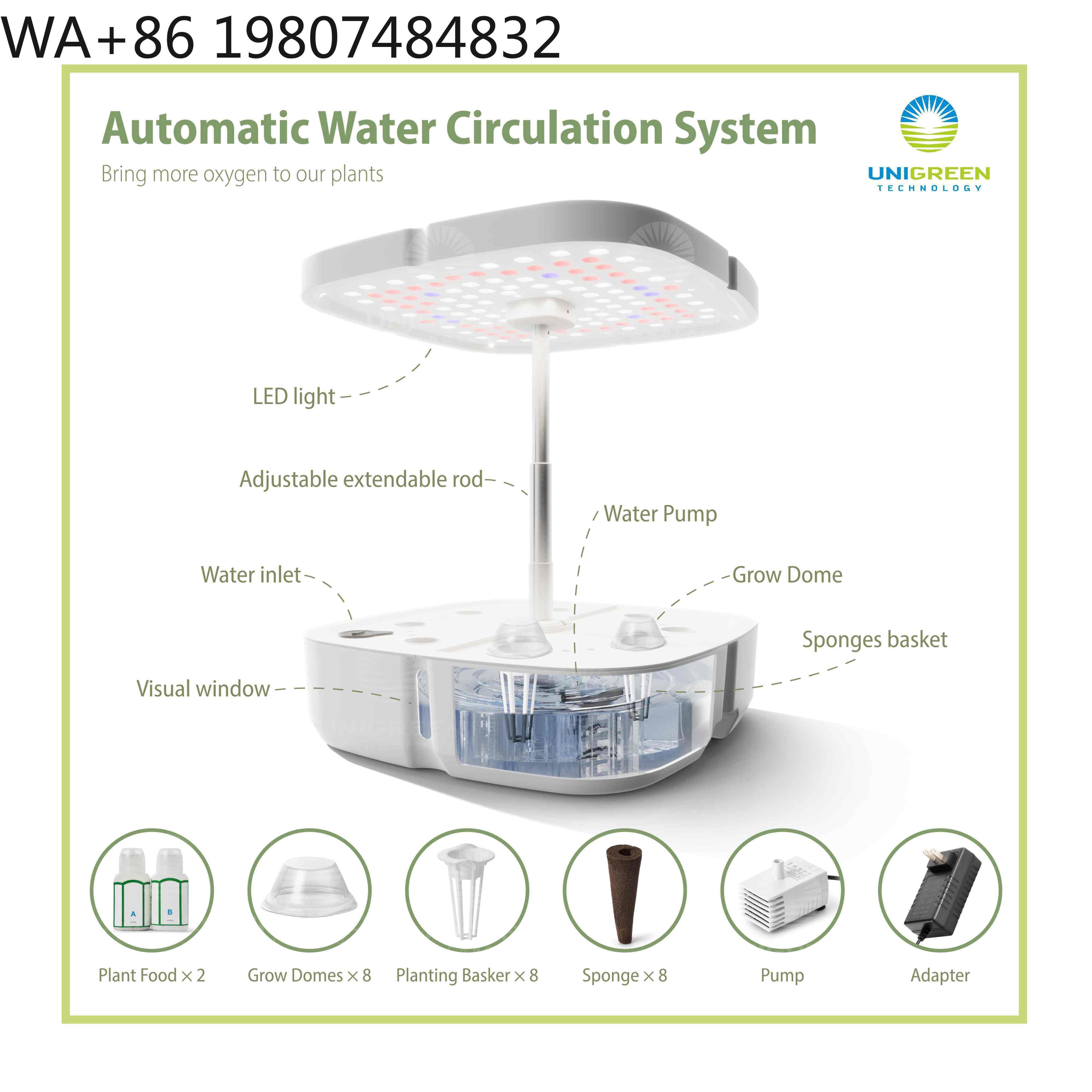 8포드 미니 수경재배 상자, 풀 스펙트럼 조절 가능 L - Hydroponic Grow Pod 리뷰 및 가격