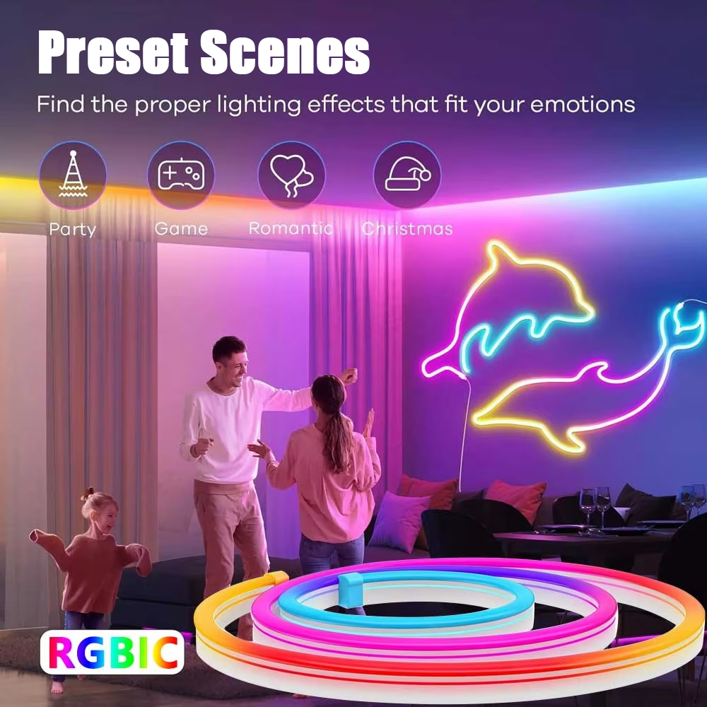 WISCOLOR 24V TUYA WIFI 네온 스트립  - Smart Led Garden 리뷰 및 가격