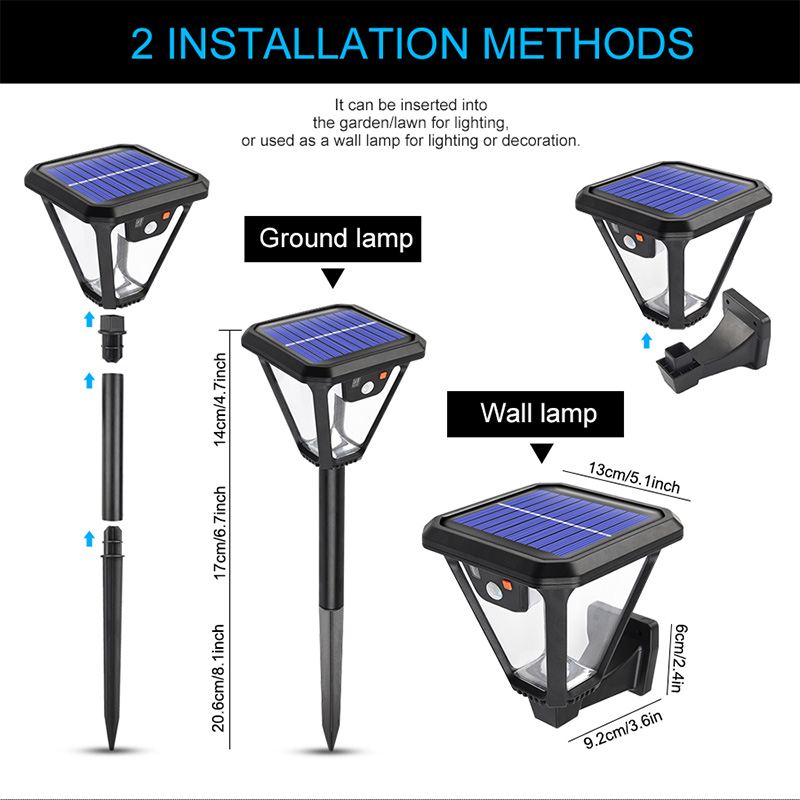 태양광 벽등 방수 야외 마당 현관 조명 설치가 간편한  - Smart Garden Led Lights 리뷰 및 가격