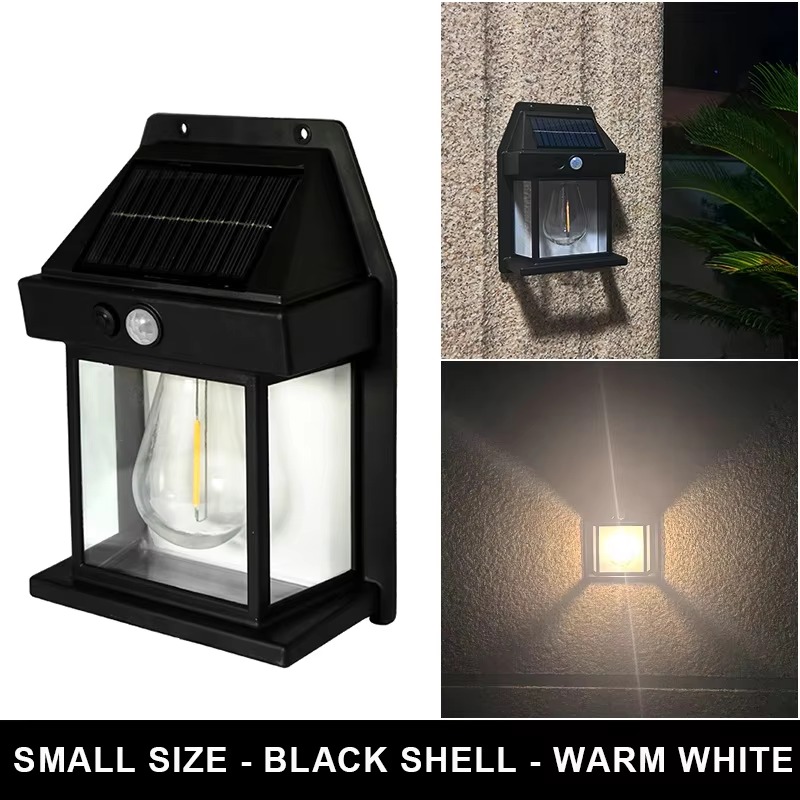 야외 LED 모션 센서 텅스텐 전구 태양광 벽등 정원  - Smart Garden Lanterns 리뷰 및 가격