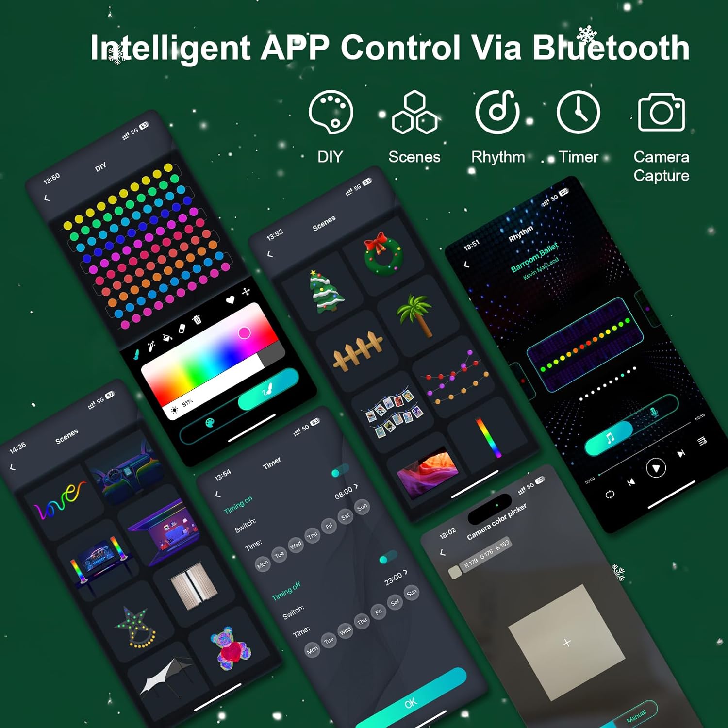 스마트 글로브 스트링 라이트 5/10M RGB 색상 변 - Smart Led Garden 리뷰 및 가격