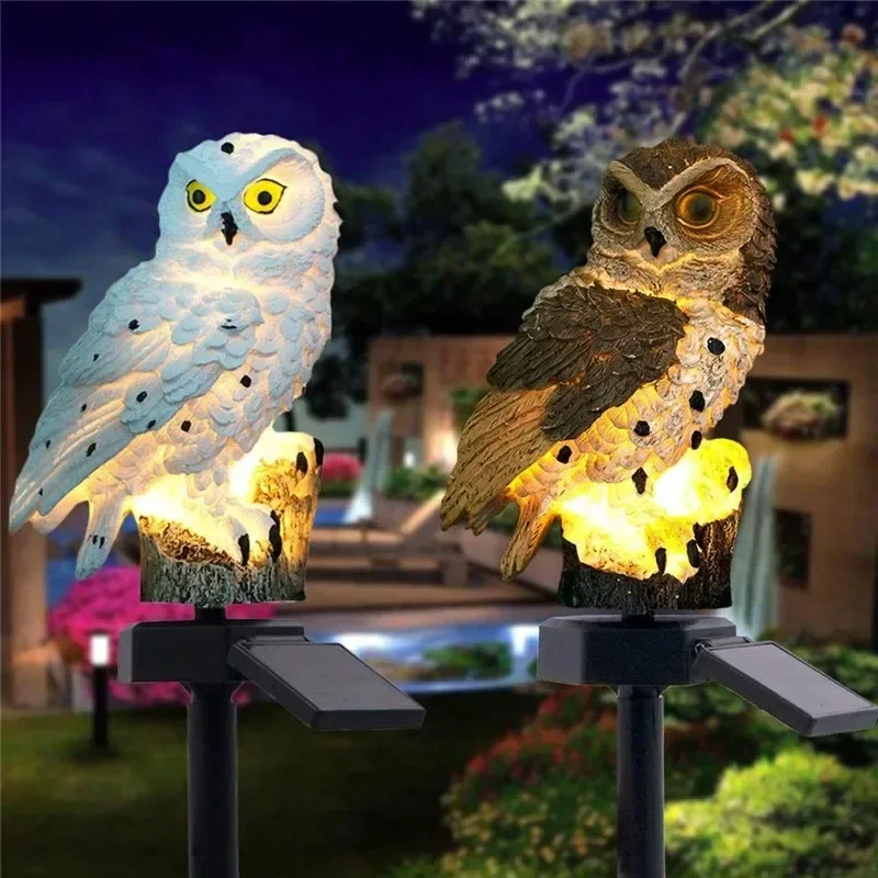 태양광 올빼미 조각상 정원등 LED 방수 야외 장식 ( - Smart Garden Lamp 리뷰 및 가격
