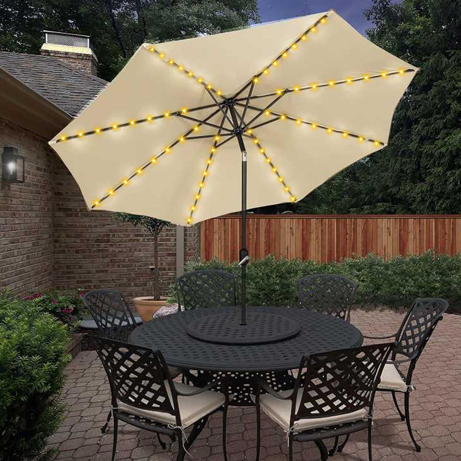 태양광 우산 스트링 라이트 104 LED 파라솔 스트링 - Smart Garden Lamp 리뷰 및 가격