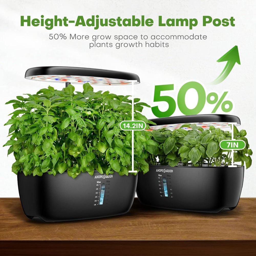 12포드 수경재배 정원(LED 성장등 포함), 실내 허 - Hydroponic Grow Pod 리뷰 및 가격