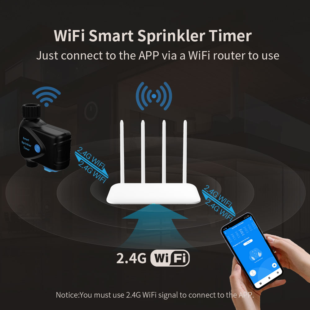 Tuya WiFi 스마트 워터 디바이스 내장형 계량기, - Smart Garden Valve 리뷰 및 가격