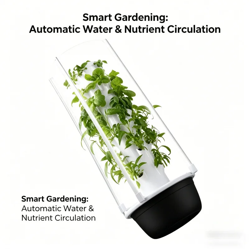 스페이스트리 수직 수경 재배 타워 스마트 채소 재배기  - Smart Garden Indoor 리뷰 및 가격