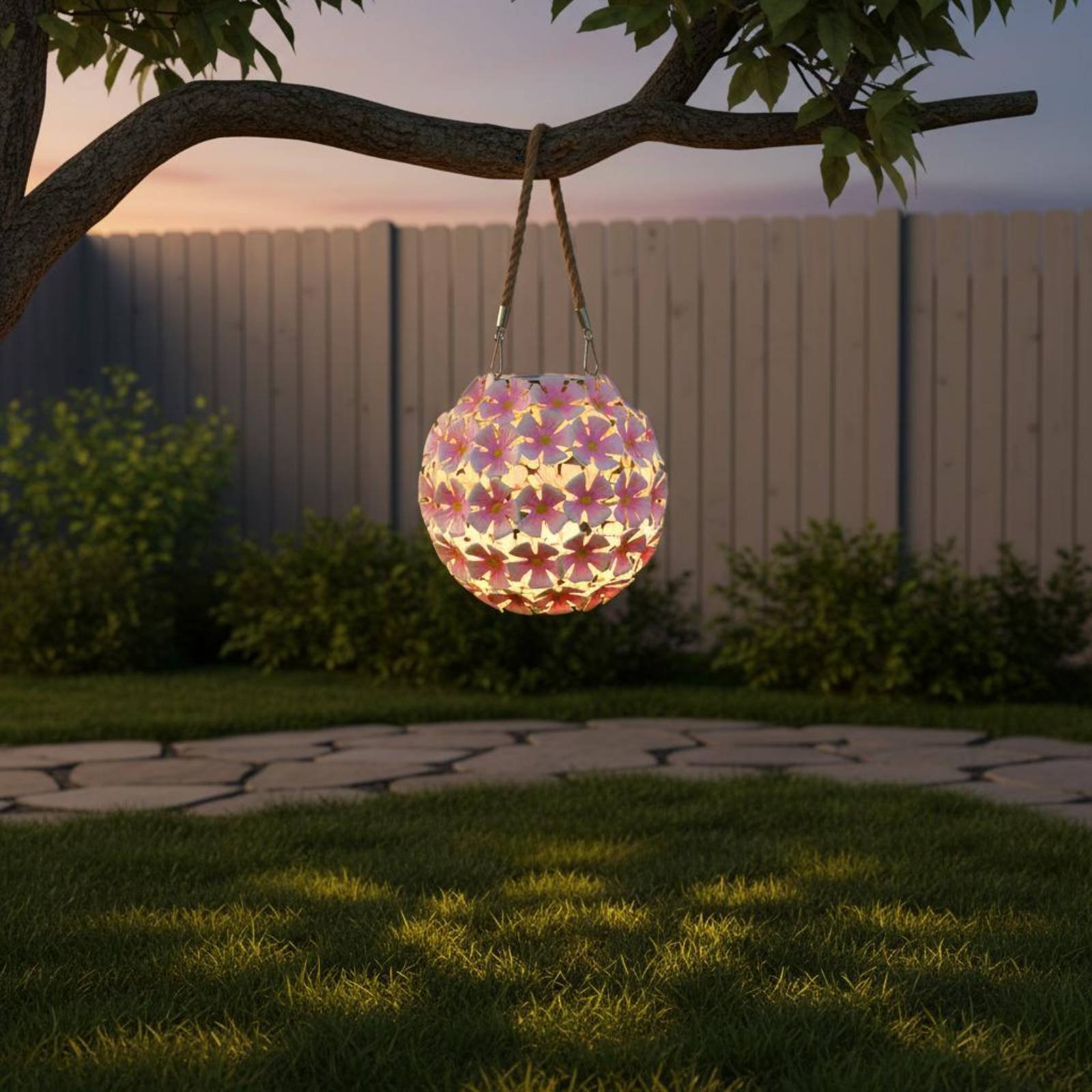 걸이형 꽃 랜턴 따뜻한 백색 태양광 꽃 조명 철제 정원 - Smart Garden Lanterns 리뷰 및 가격