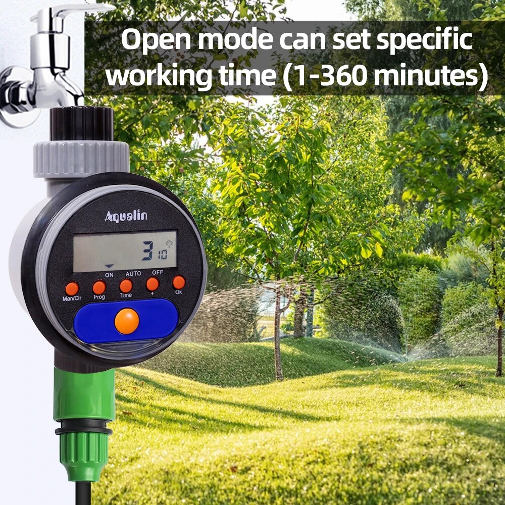 자동 LCD 디스플레이 급수 타이머, 전자 가정용 정원 - Smart Garden Valve 리뷰 및 가격