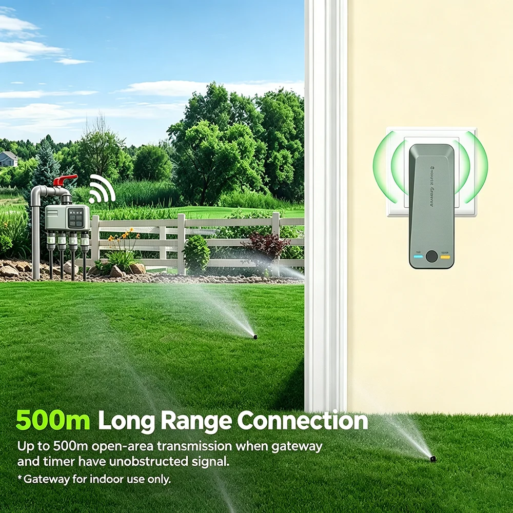 WiFi RF433 스마트 정원 스프링클러 물 타이머  - Smart Garden Valve 리뷰 및 가격