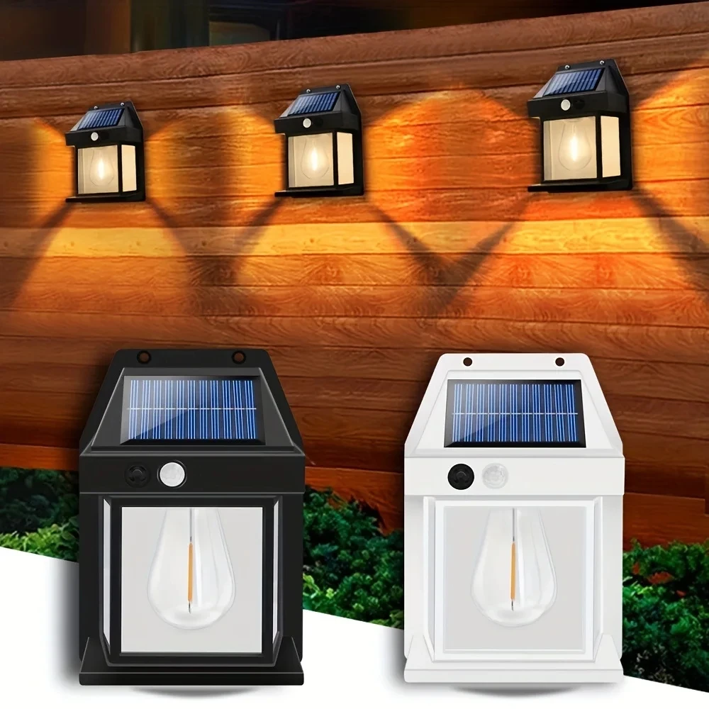 태양 텅스텐 밤 램프 지능형 모션 센서 벽 램프 3 조 - Smart Garden Lanterns 리뷰 및 가격