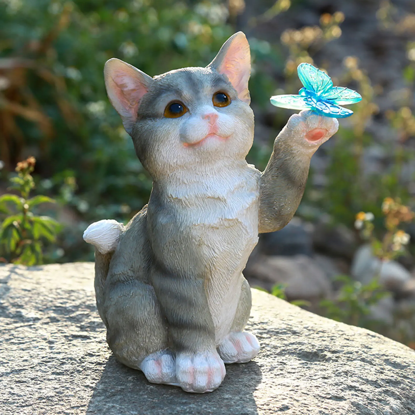 야외 고양이 조각상 펜던트 정원 LED 태양광 조명 귀 - Smart Garden Lamp 리뷰 및 가격