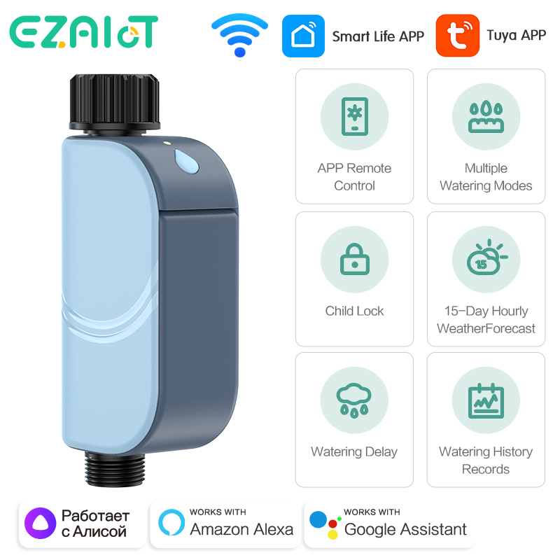 스마트 Tuya WIFI 정원 급수 타이머 자동 뿌리  - Smart Garden Valve 리뷰 및 가격