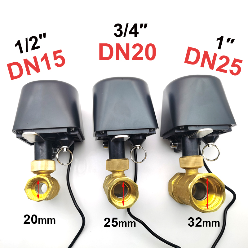 Tuya WiFi 또는 Zigbee 워터 밸브 차단 볼 - Smart Garden Valve 리뷰 및 가격